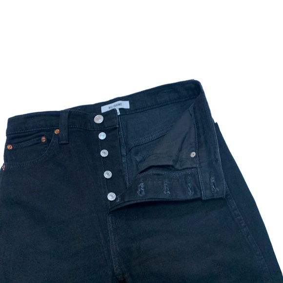 27 / red / done high rise jeans - Picture 3 of 7